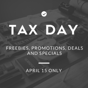 tax day freebies