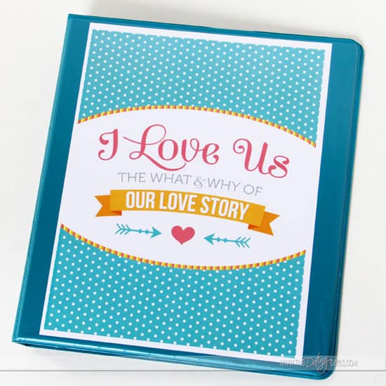 DIY Love Us Journal Valentine's