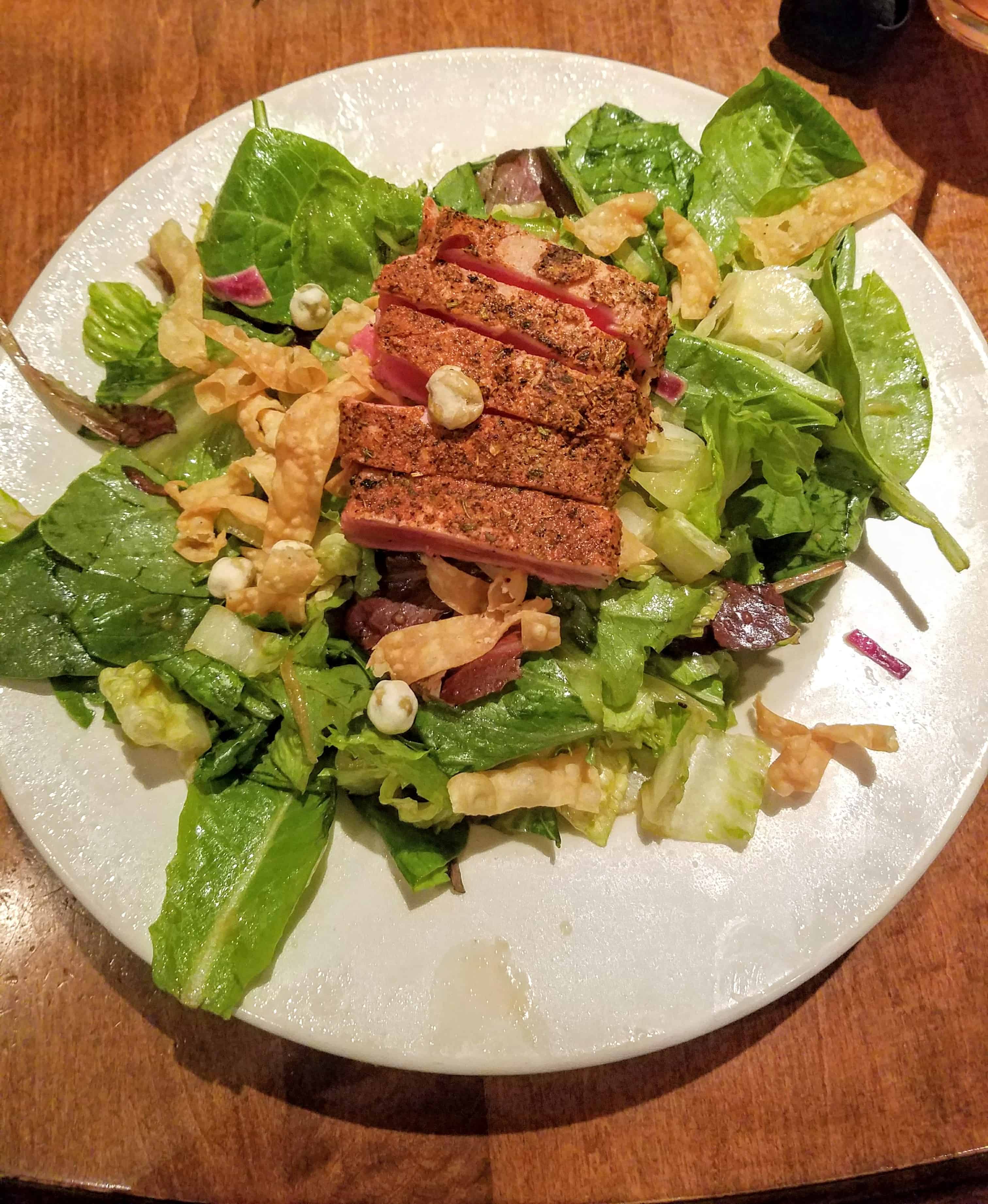 Asian Steak Salad from Cherokee Grill Gatlingburg;