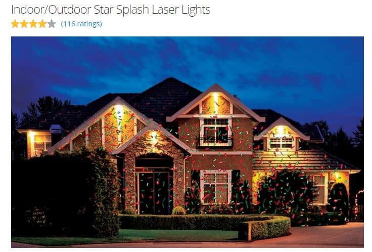 Laser Christmas Lights found on Groupon Goods