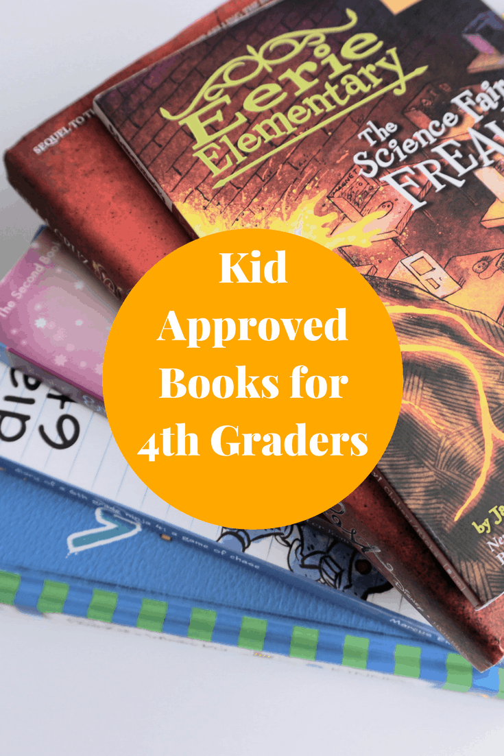 Finding books for 4th graders can be hard. Here are books my kids are currently reading and enjoy! Kid Approved Books for 4th Graders #4thgraders #booksfor4thgraders