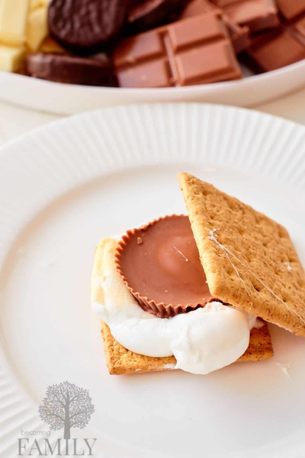 Peanut Butter Cup S'mores 